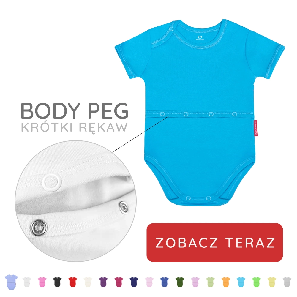 body dziecięce niemowlęce dla dorosłych peg krotki rekaw baner glowny z krótkim rękawem.jpg