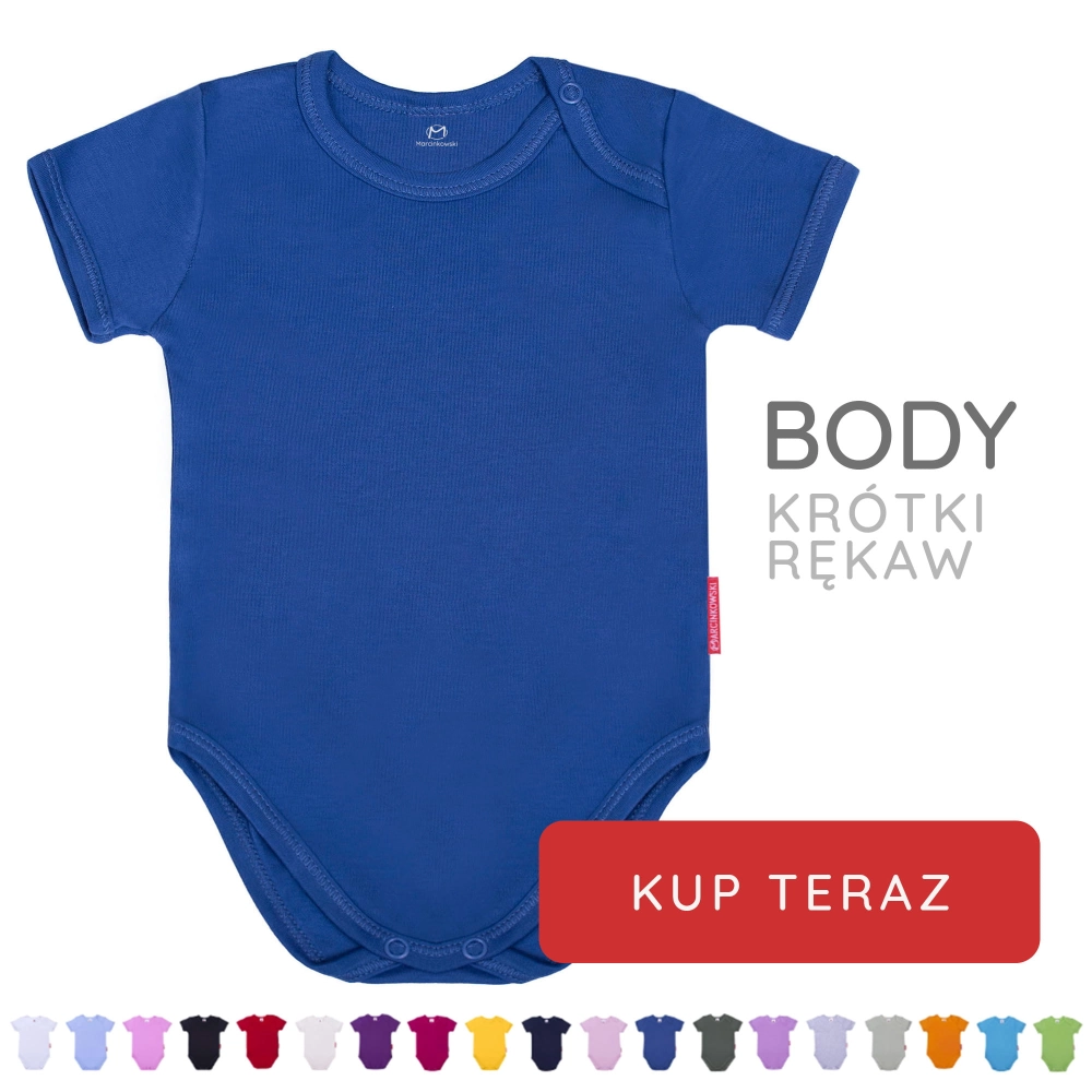 Body dla dzieci i dorosłych duże z krótkim rękawem 104-176
