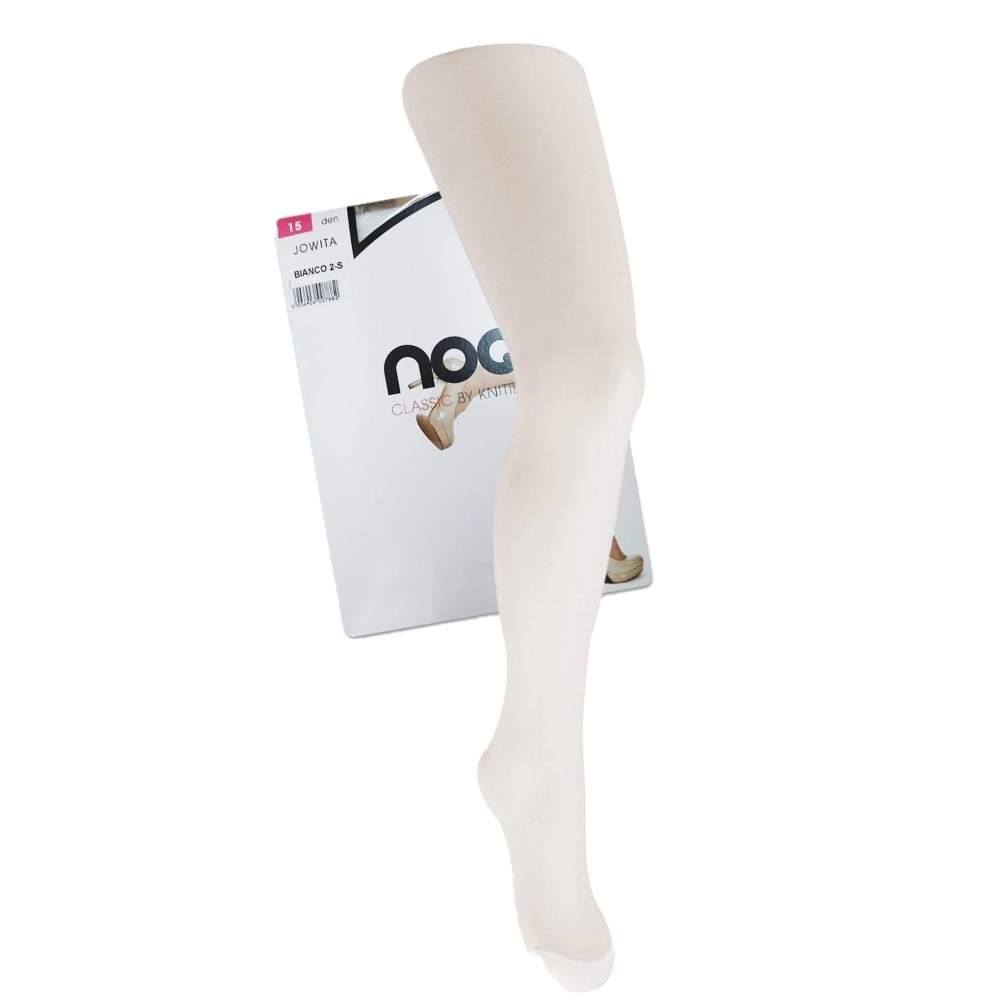 Białe, cienkie rajstopy komunijne Jowita  damskie 164 (2-S)