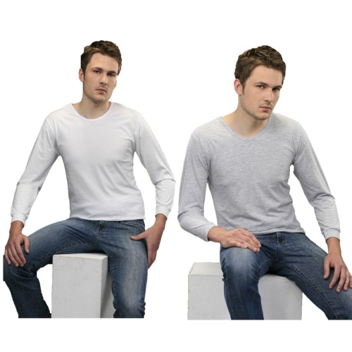 Podkoszulka męska z długim rękawem bawełniana  S-XL
