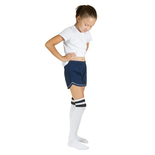 krotkie spodenki dziewczynka niebieskie modelka.jpg