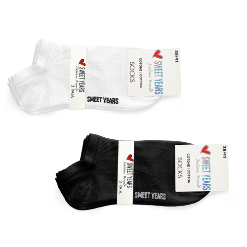 3-pack krótkie skarpetki stopki Sweet Years 35-46