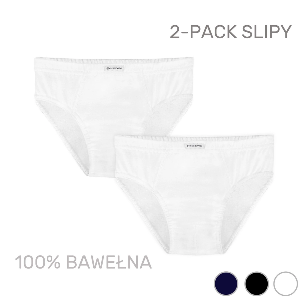 2-pack slipki majtki chłopięce dziecięce/ młodzieżowe 128-170
