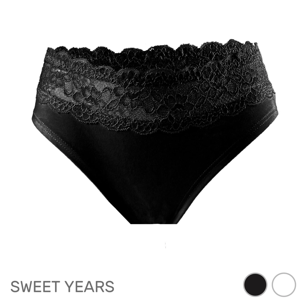 Figi damskie majtki z koronką SWEET YEARS 624 S-L