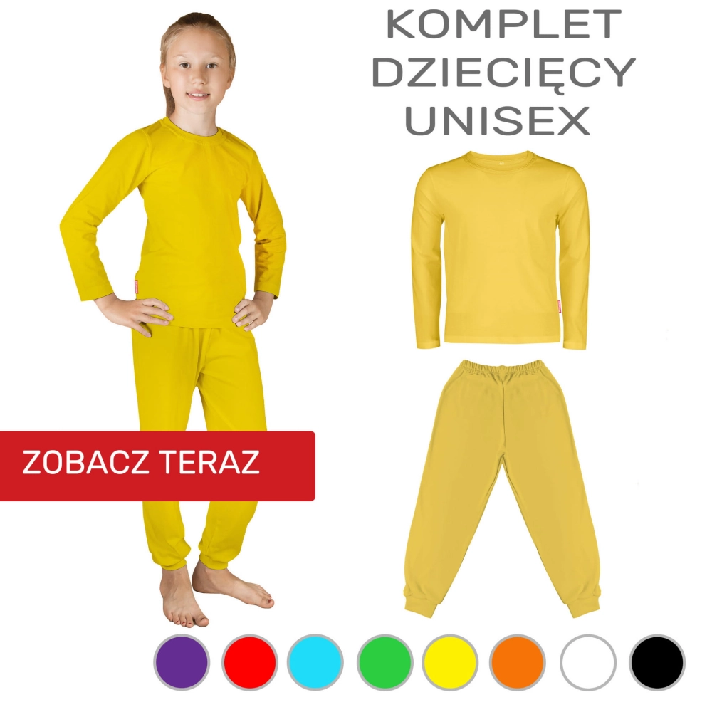 Komplet zestaw dziecięcy spodnie i bluzka 98-140