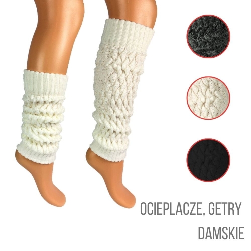 ocieplacze damskie getry ciepłe bez skarpet wygodne dla kobiet młodzieżowe martinex czarne ecru grafitowe.jpg
