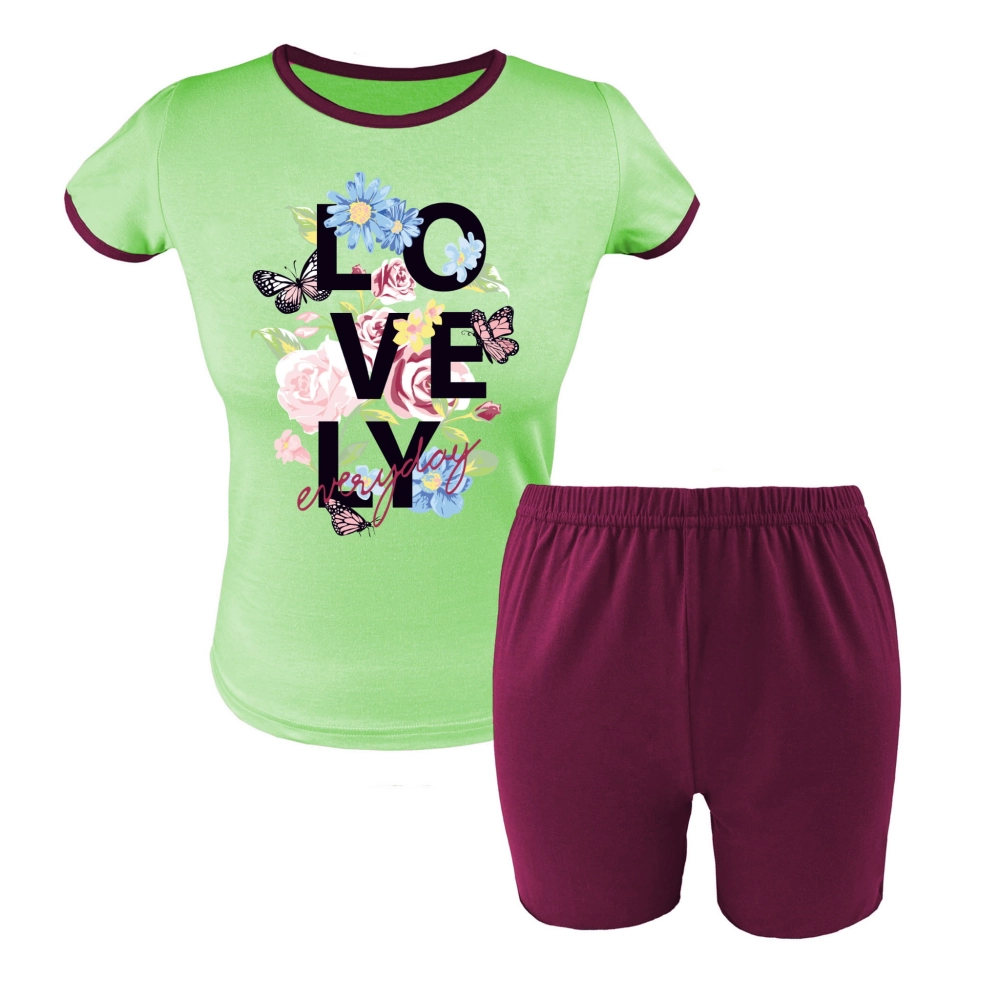 Piżama dziecięca/ młodzieżowa dla dziewczynki letnia 134-164