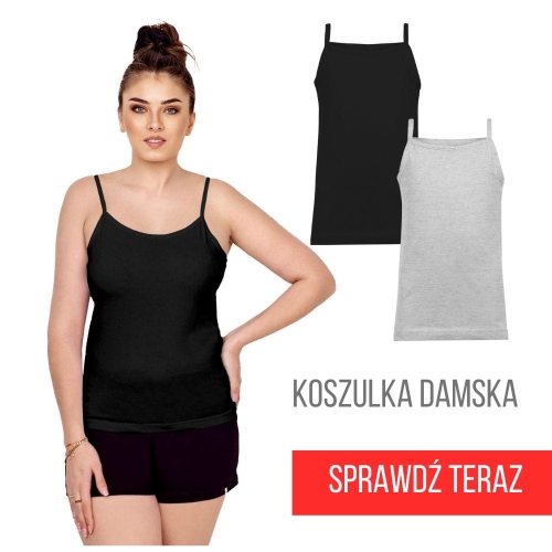 TOP Koszulka damska na ramiączkach bawełniana S-XXL