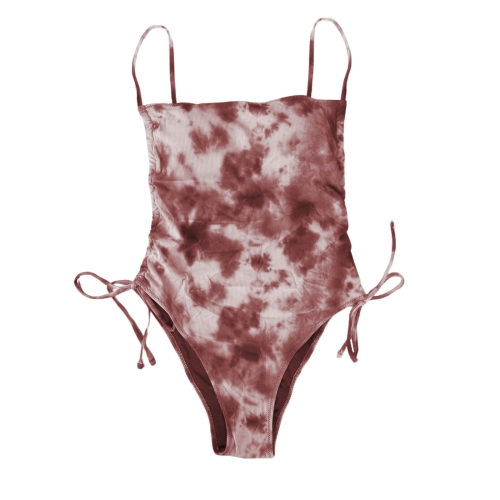 strój kostium kąpielowy jednoczęściowy damski różowy młodzieżowy modny tie dye.jpeg