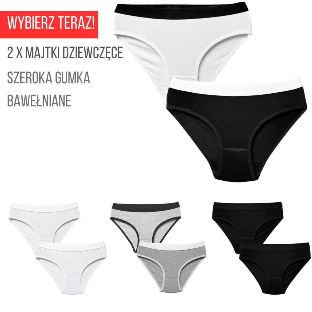 majtki dziewczęce dla dziewczynki z szeroką gumką bielizna dziecięca dla dzieci jak calvin klein bawełniane wygodne modne.jpg