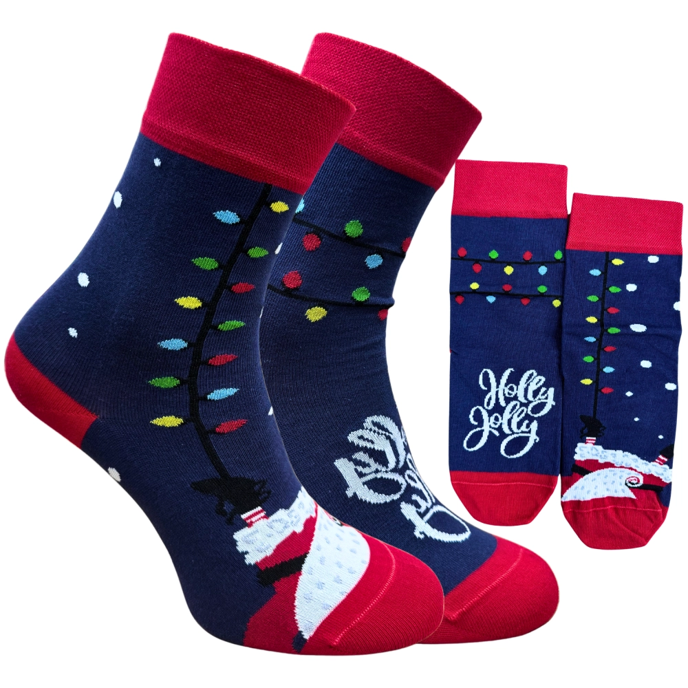 Skarpetki świąteczne męskie MIKOŁAJ 43-46