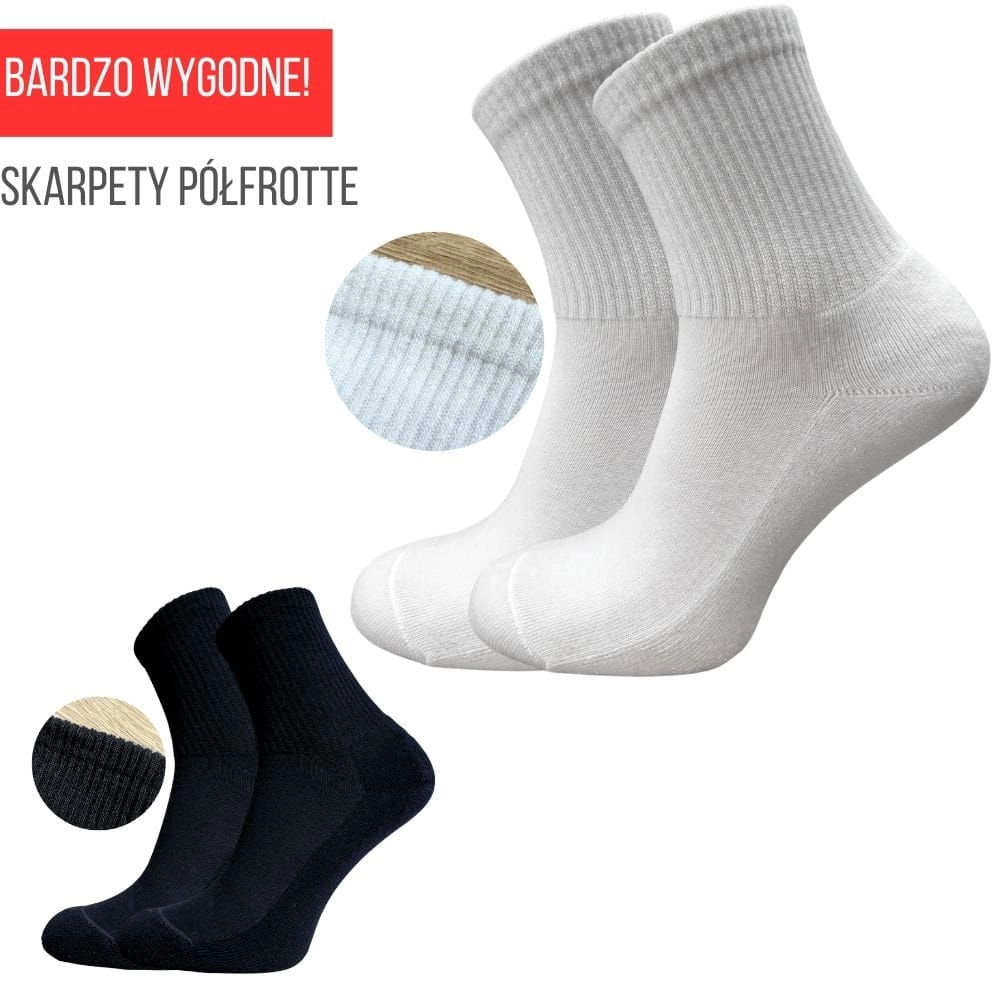 skarpetki frotte półfrota martinex białe bezuciskowe damskie dziecięce sportowe.jpg