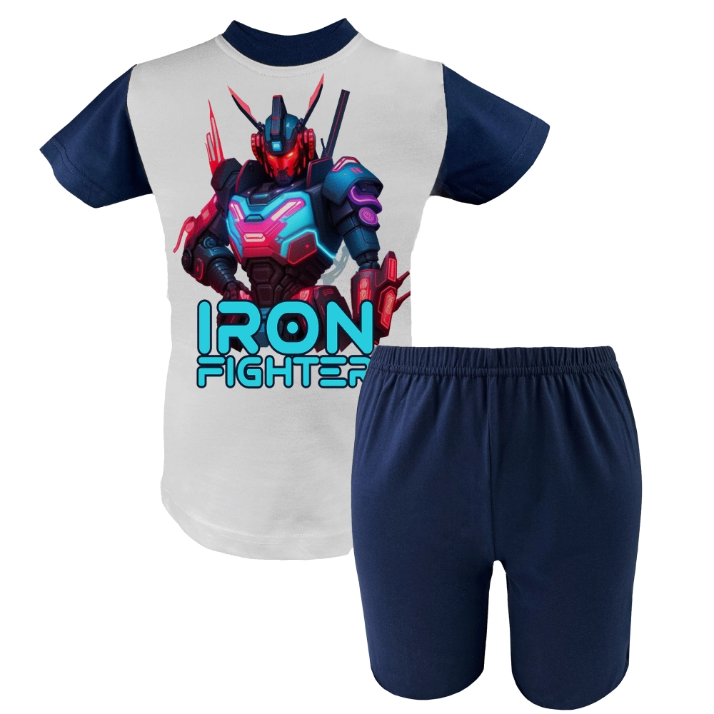 piżamy Marcinkowski dziecięce chłopięce bawełniane krótki rękaw letnie polski producent.png