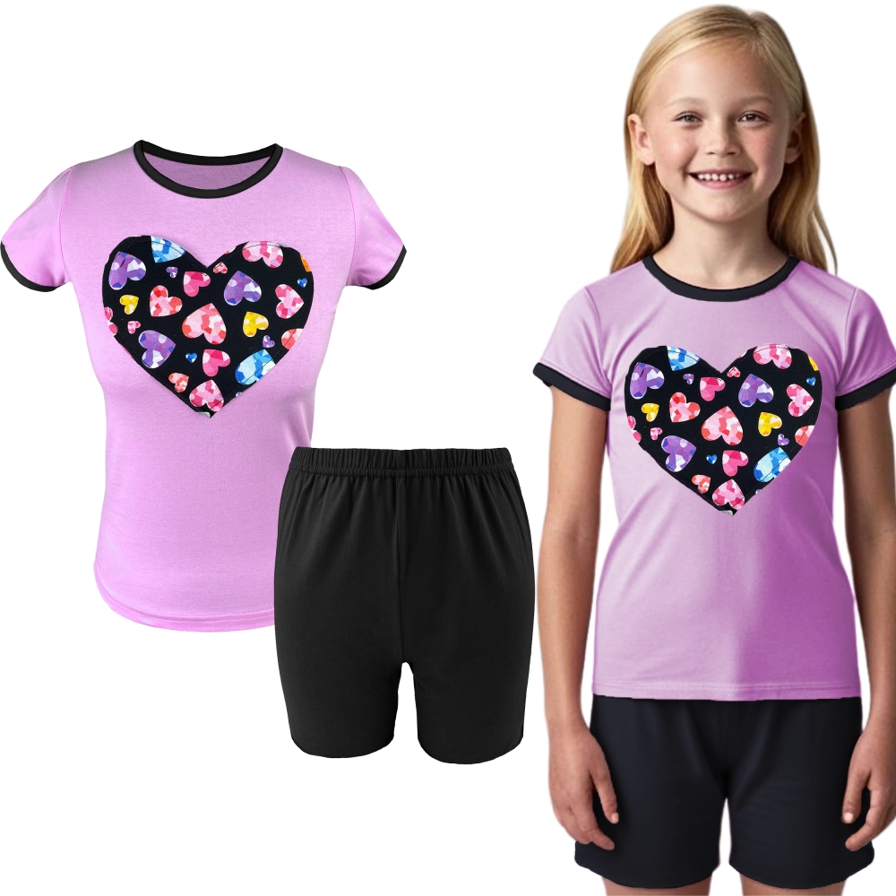 piżama dziewczęca młodzieżowa letnia krótka bawełniana letnia.png