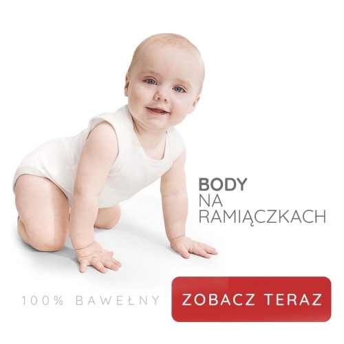 białe body niemowlące bawełniane na ramiączkach wyptrawka dla niemowlaka.jpg
