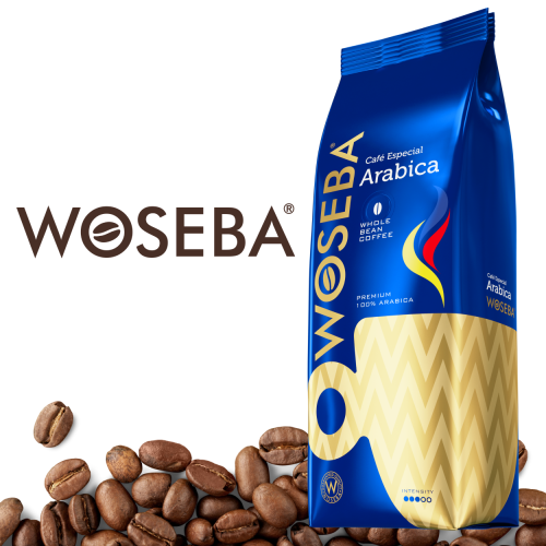 kawa ziarnista woseba arabica 100% niebieska