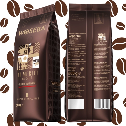 Kawa ziarnista Woseba Ti meriti un caffè Gusto Raffinato
