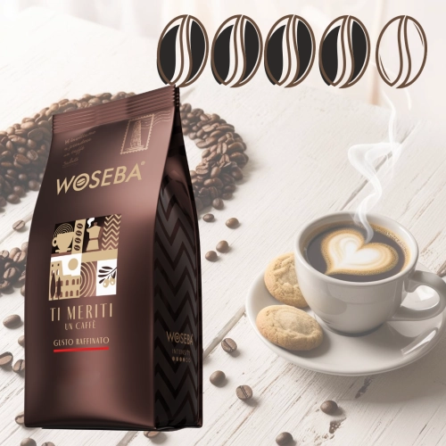 Kawa ziarnista Woseba Ti meriti un caffè Gusto Raffinato