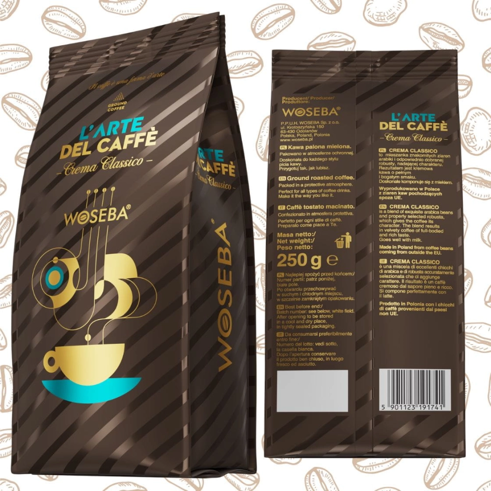 Kawa mielona Woseba L’arte del caffè Crema Classico
