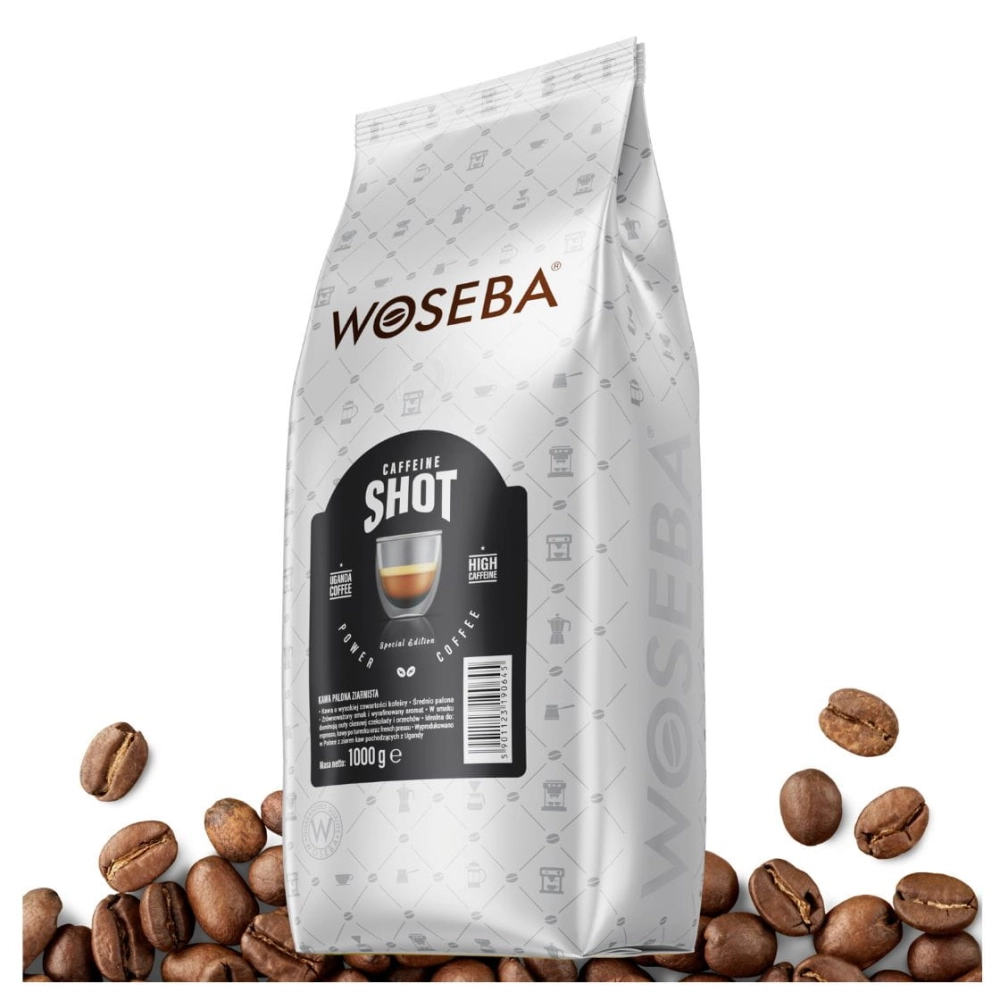 Kawa ziarnista Woseba Caffeine Shot 1000g