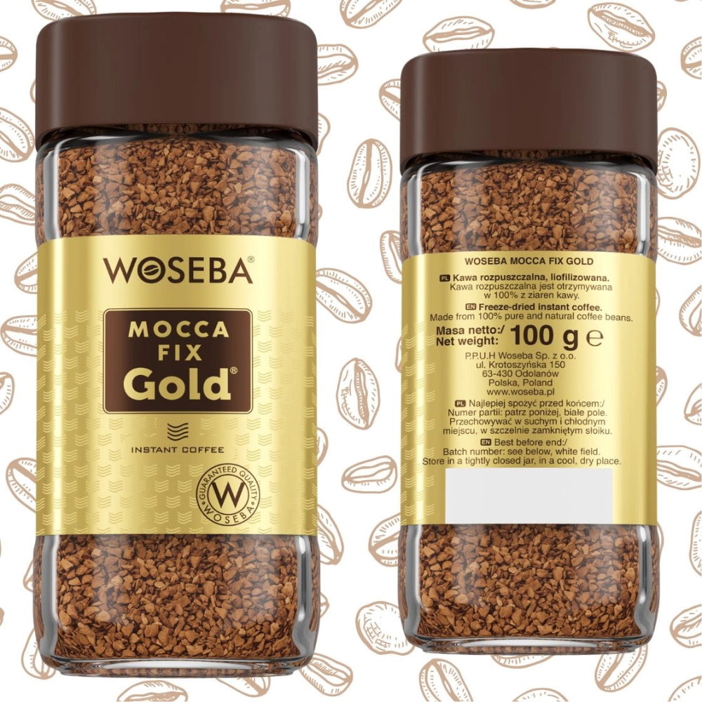 kawa rozpuszczalna woseba mocca fix gold złota