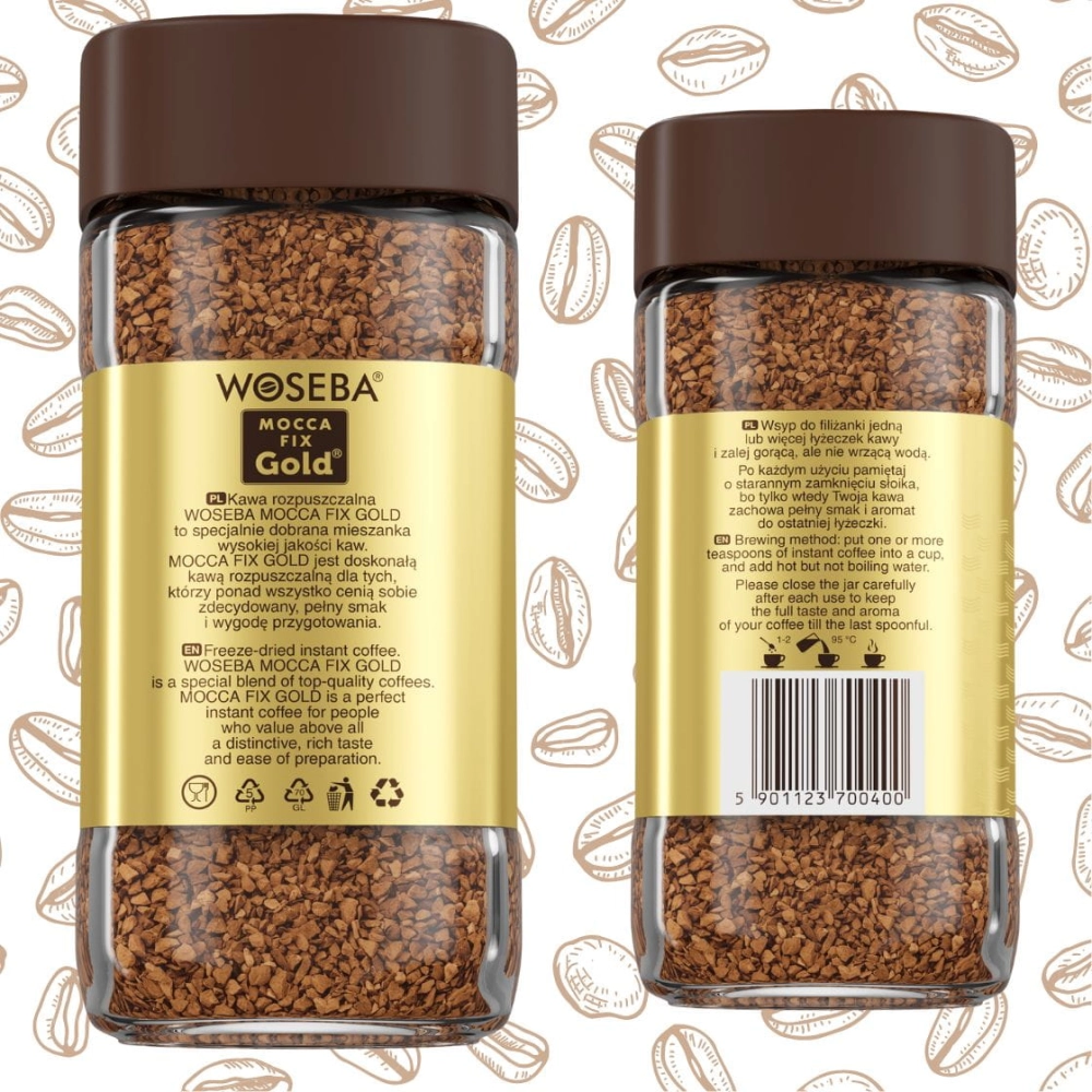kawa rozpuszczalna woseba mocca fix gold