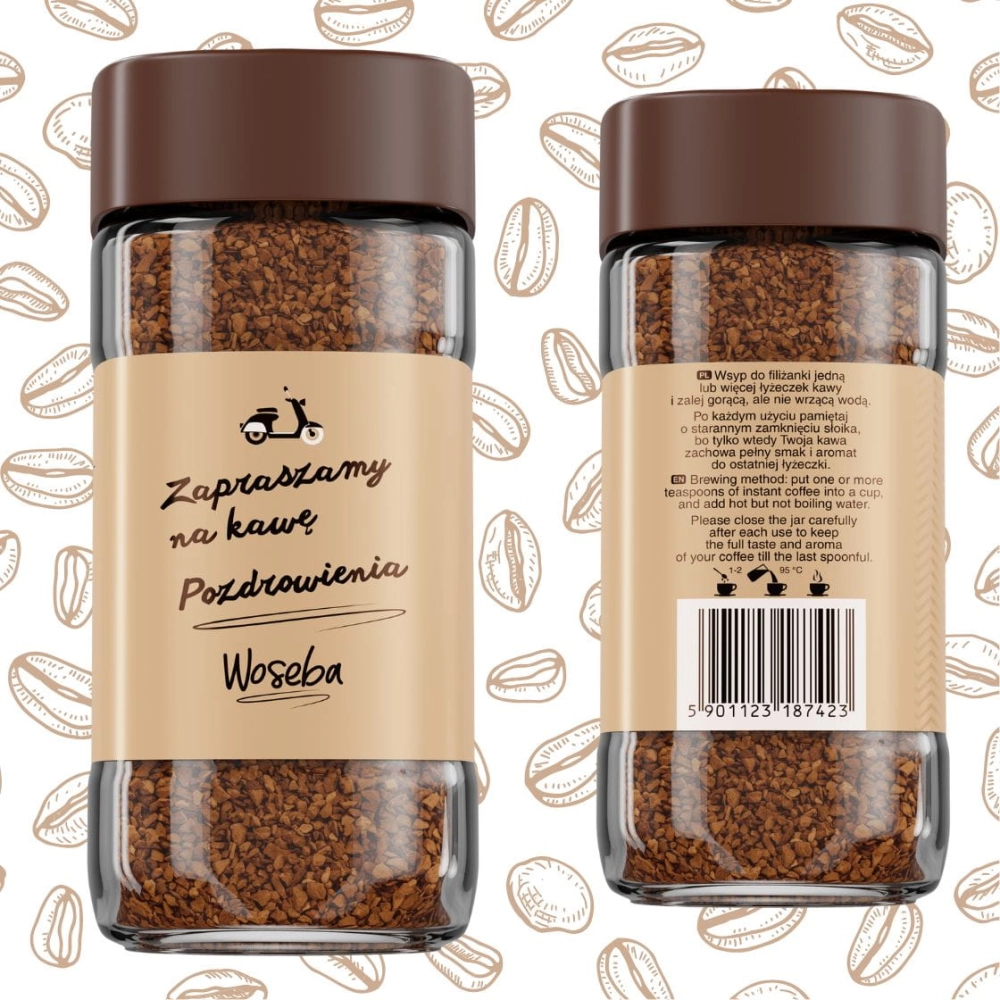 Kawa rozpuszczalna Woseba Ti meriti un caffè Crema e Aroma 100g