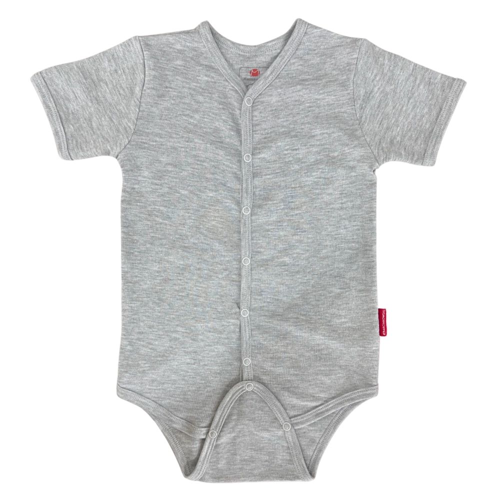 body dziecięce rozpinane szare rozmiary 104-176