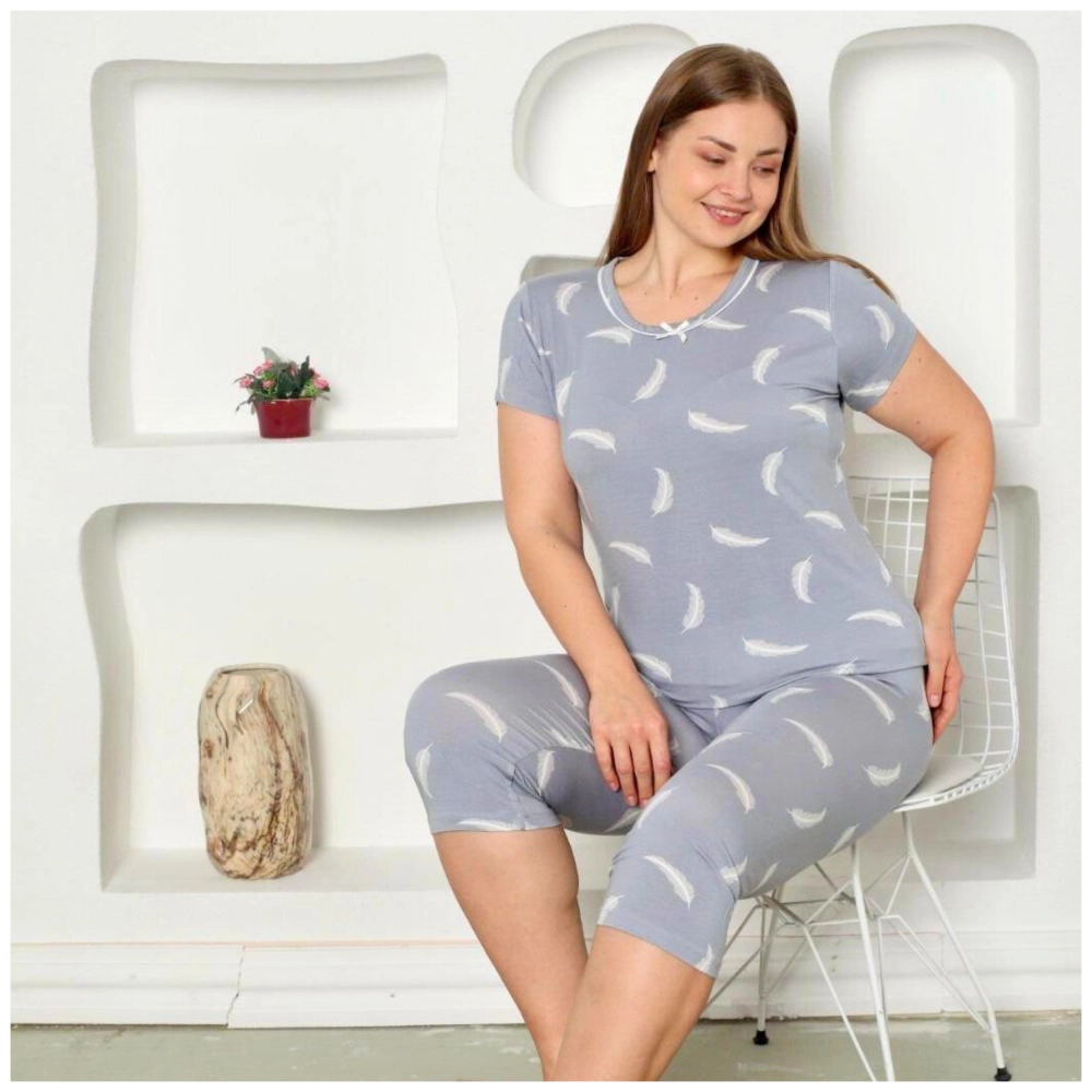 piżama damska z wiskozy letnia xxl 3xl 4xl