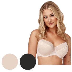 BIUSTONOSZ AZAL VANESSA SEMI SOFT CZARNY/BEŻOWY