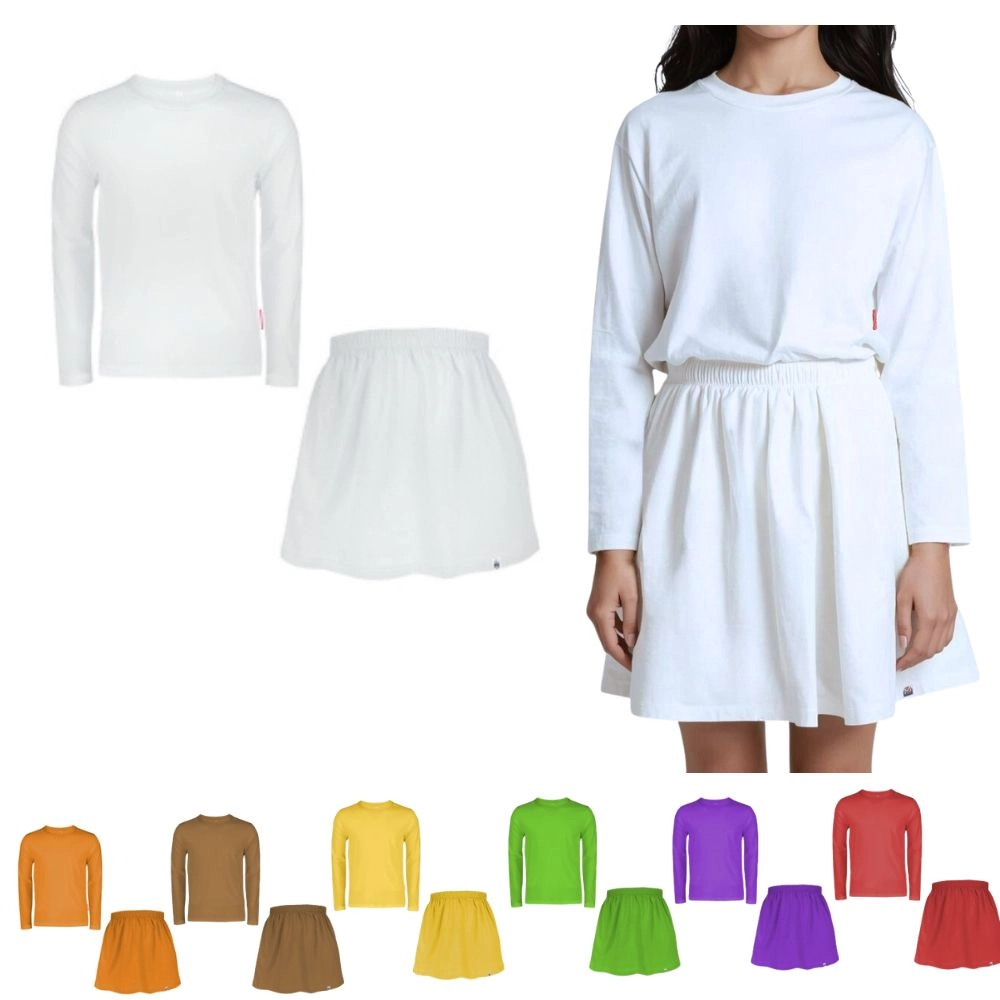 Komplet dla dziewczynki bluzka i spódniczka  98-140 