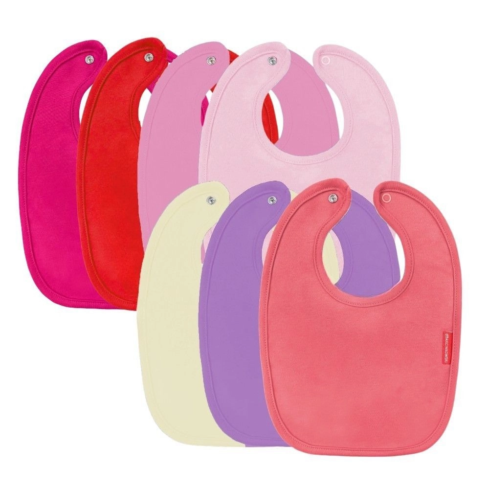 śliniaki dla dziewczynki prezent dla noworodka zestaw śliniaków wielopak bawełniane