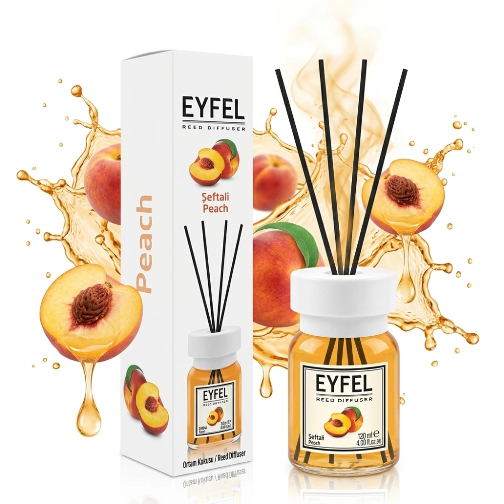 eyfel peach brzoskwinia zapachy do domu patyczki zapachowe