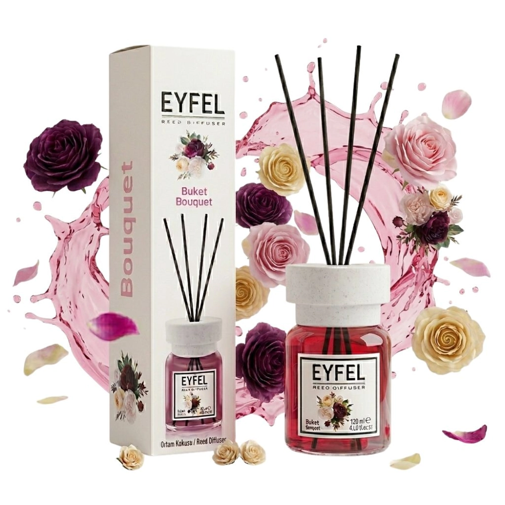 Eyfel Zapach do Domu Patyczki Bouquet (Bukiet kwiatów) 120 ml