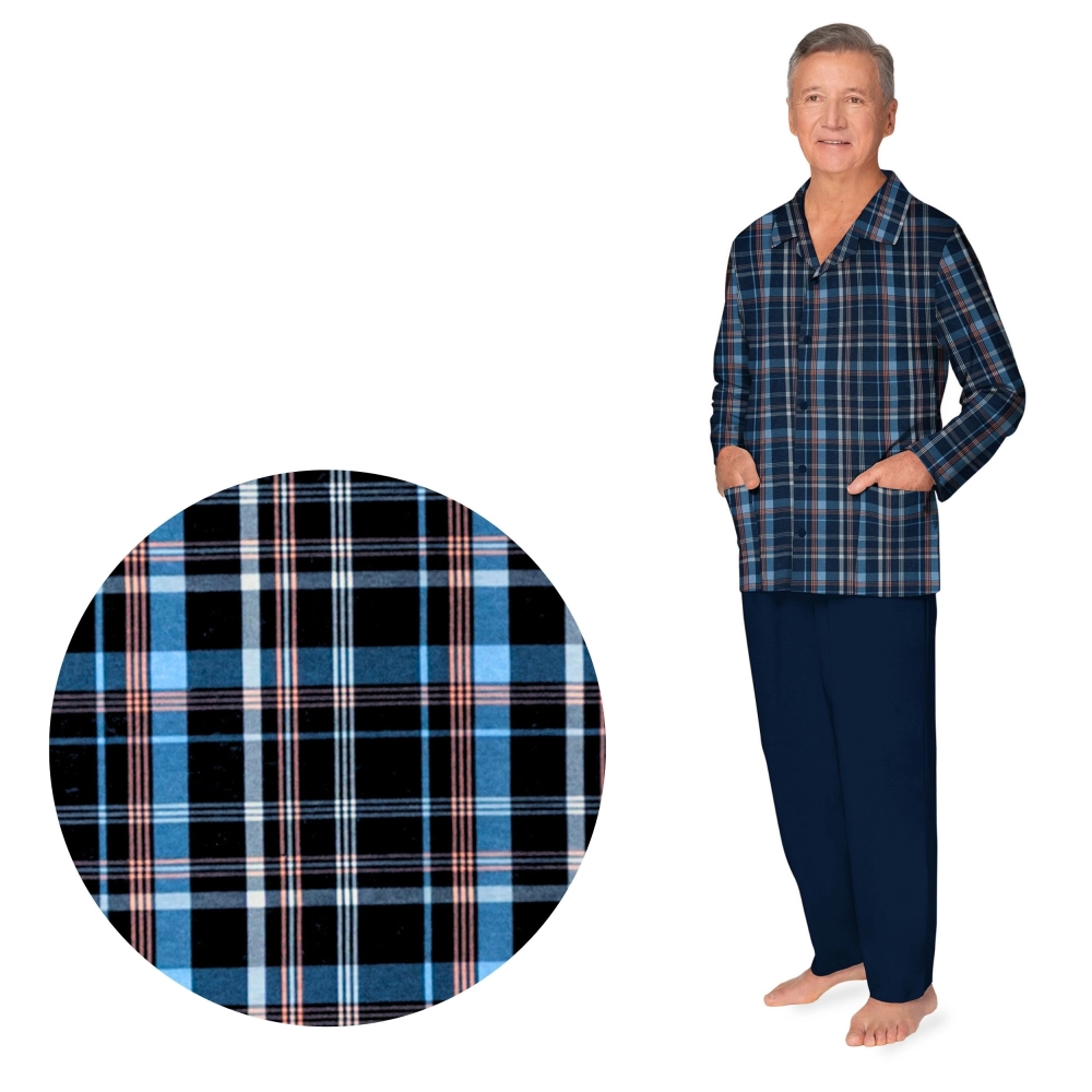 piżama męska rozpinana bawełniana elegancka