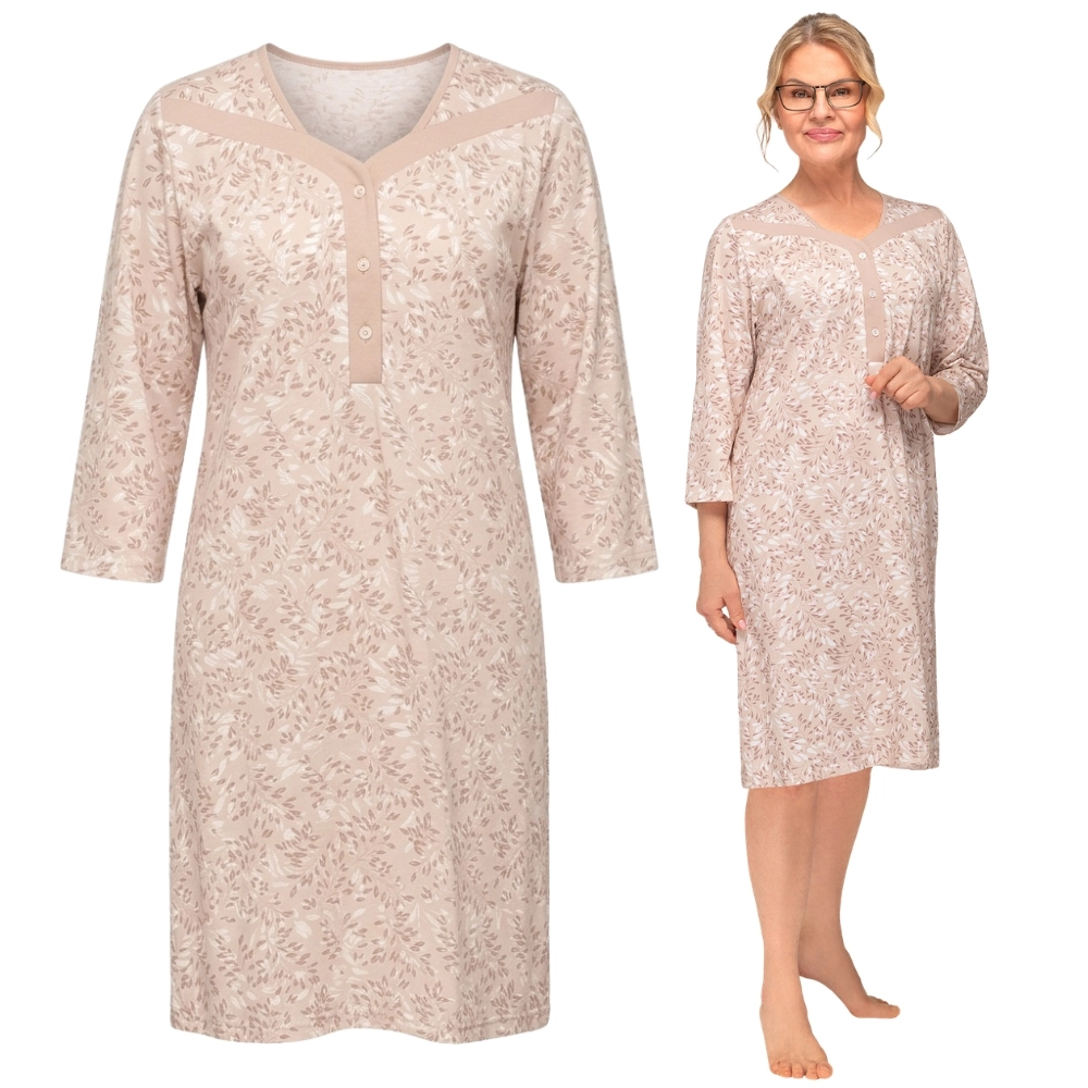 Elegancka koszula nocna damska bawełniana M-3XL