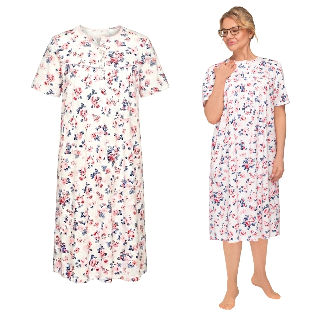 Elegancka koszula nocna damska bawełniana M-3XL