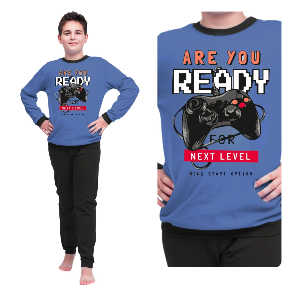 piżama chłopięca młodzieżowa marcinkowski bawełniana