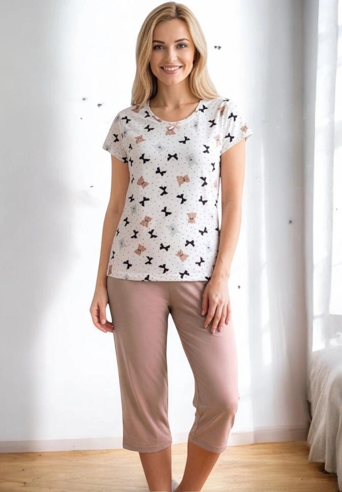 elegancka piżama damska na lato wiskoza