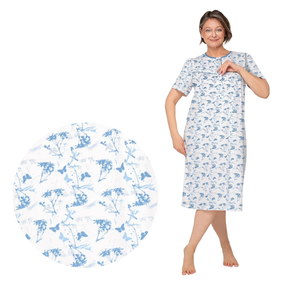 Elegancka koszula nocna damska bawełniana M-3XL