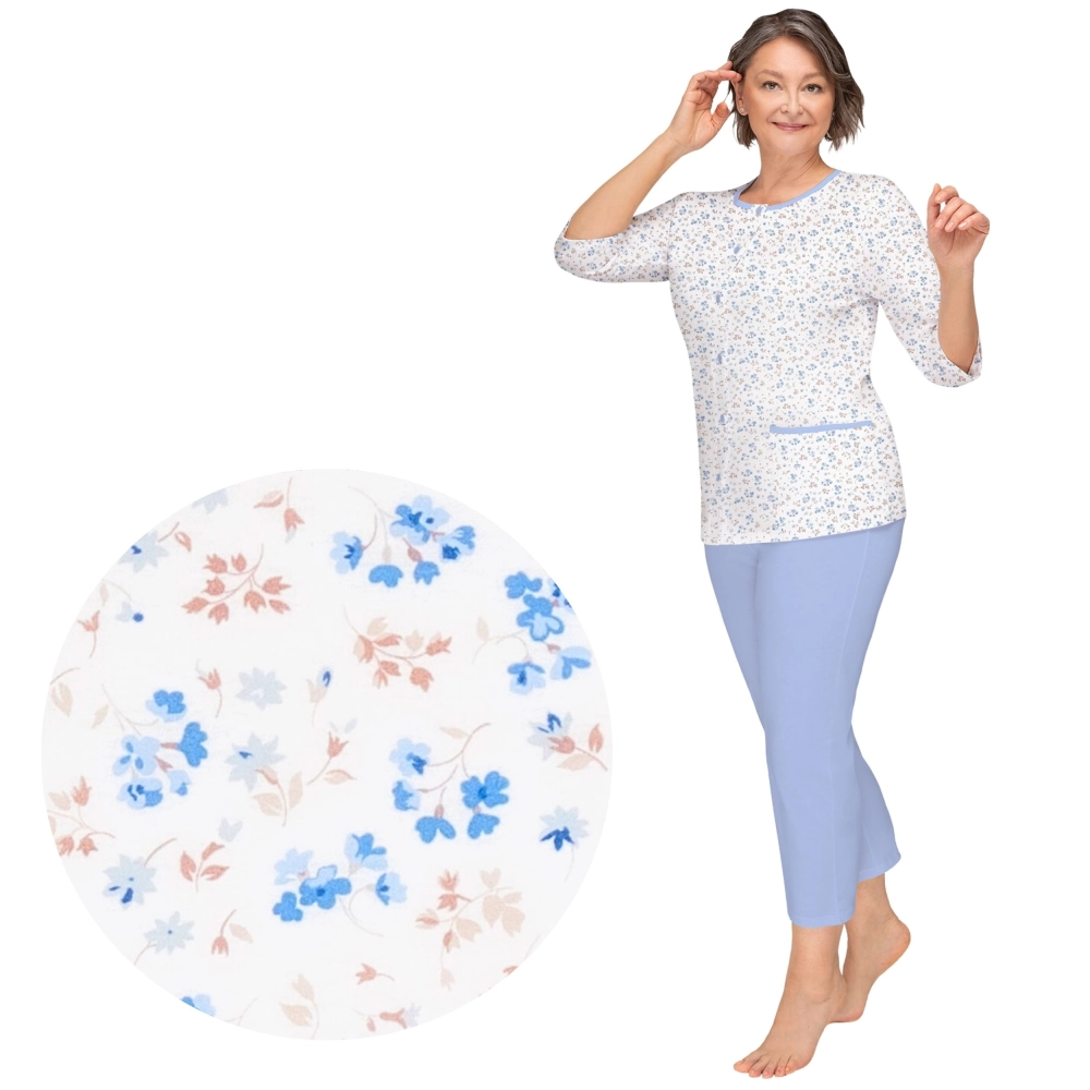 piżama damska bawełniana rozpinana