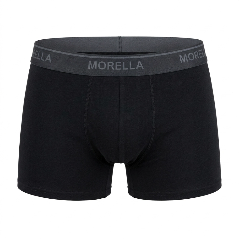 czarne męskie bokserki przylegające szeroka guma