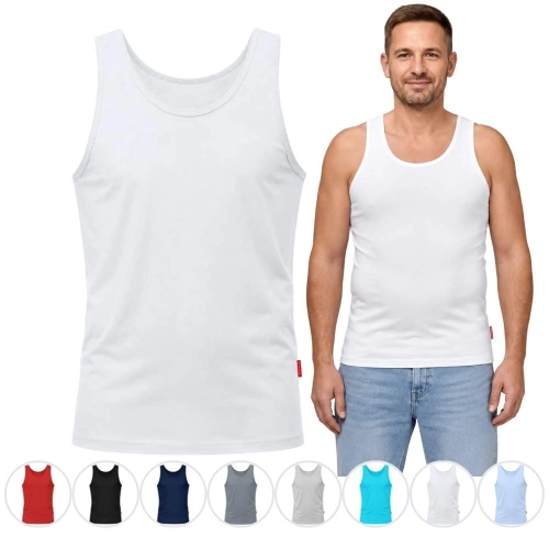 podkoszulka męska bawełniana podkoszulek męski na ramiączkach ramiączka tank top s, m, l, xl, xxl, 3xl, 4xl żonobijka, żniwiarka