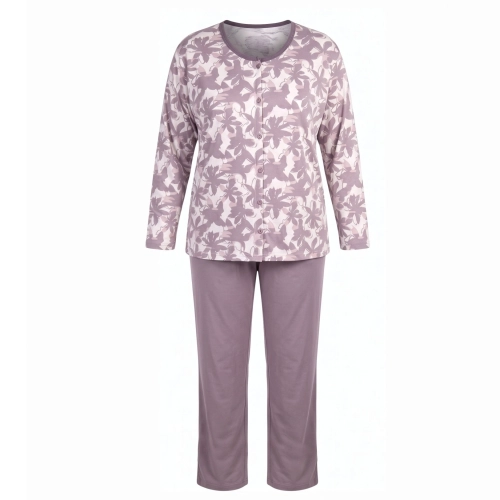 PIŻAMA DAMSKA ROZPINANA PLUS SIZE RÓŻOWA.jpg
